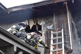 March 28, 2024 residential building fire in the 5500 block of South Othello Street.