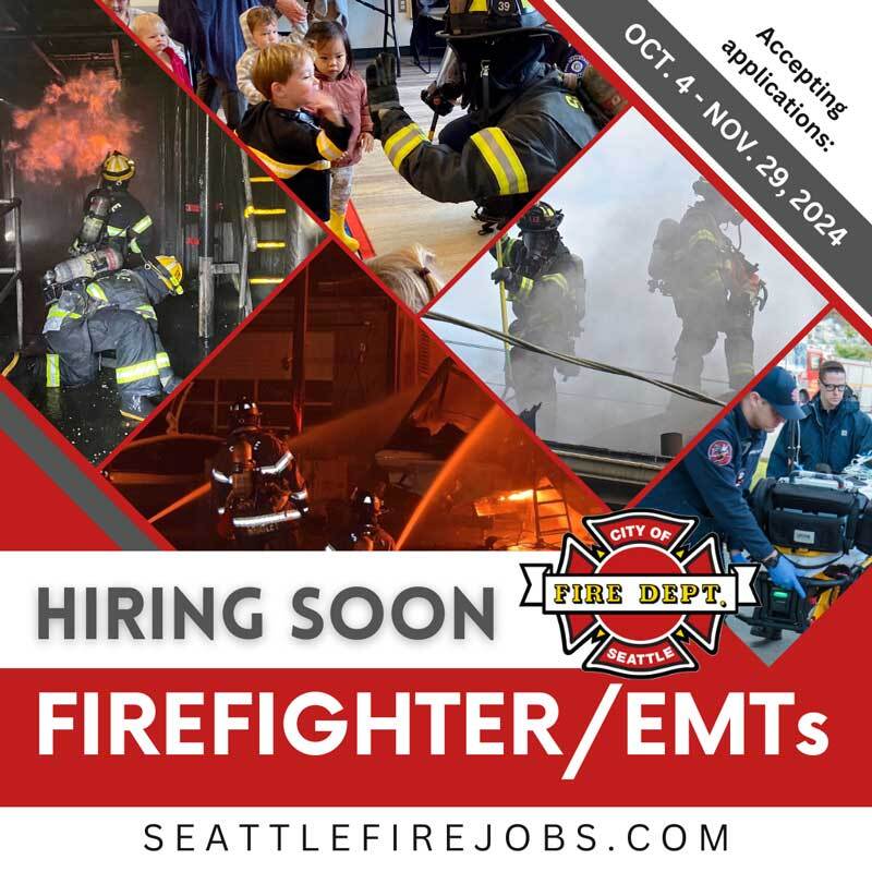 Hiring soon for entry-level firefighter/EMTs in the Fall 2024