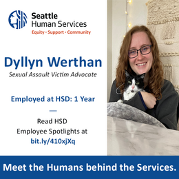 Meet the Humans graphic featuring Dyllyn