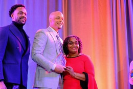 Director Chappelle receives Mountaintop Education Award for long time achievements in education