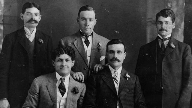 A historic photo of Sephardic Jews i Seattle