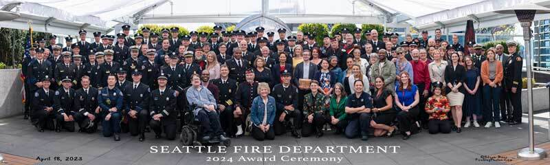 Group photo of the attendees in the 2023 Annual Awards Luncheon