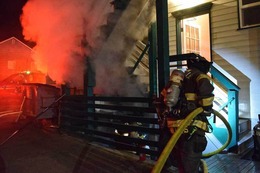 April 18 basement fire in an apartment building
