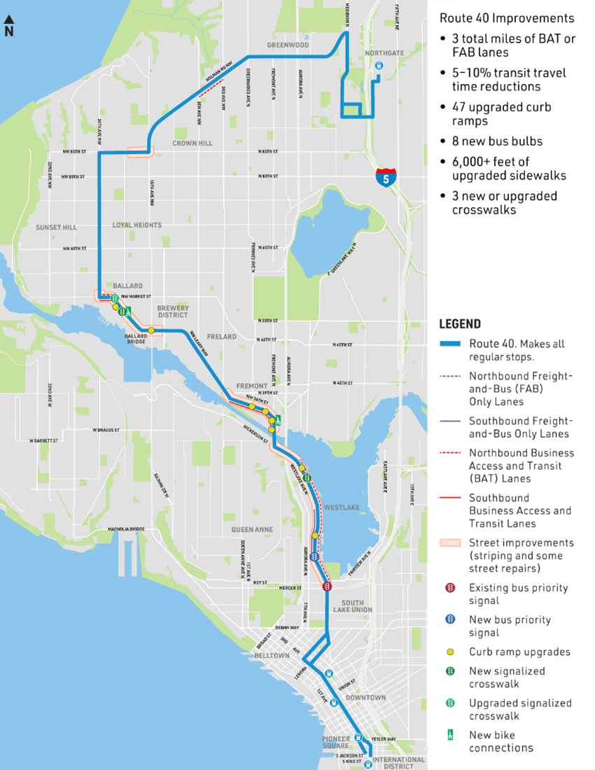 Route 40 Corridor Map