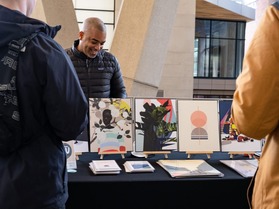 seattle restored artist at event