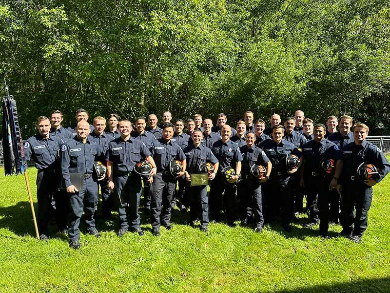 31 members of Recruit Class 120 finished drill school and are out working in operations