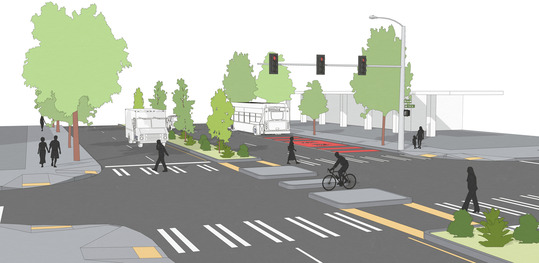 15th Ave NW Paving Rendering