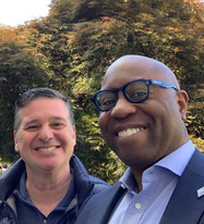 OPA Director Gino Betts Jr. and Seattle Department of Transportation Director Greg Spotts at Seattle City Hall’s 2024 annual Pride flag raising.