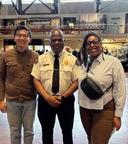 OPA engagement team at the “Fire Day” event hosted by the Museum of History & Industry (MOHAI) and the Seattle Fire Department. 