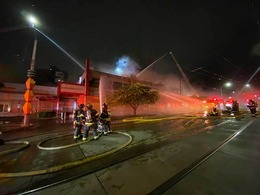 June 10 2-alarm fire in a vacant commercial building in the 1000 block of South Jackson Street
