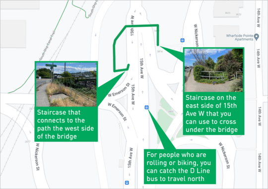 Updated detour map as of July 29, 2024