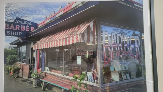 Smitty's Barbershop Front View