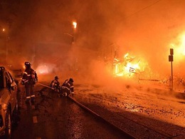 July 13 2-Alarm fire in a residential building under construction in the 3000 block of Claremont Avenue South in the Columbia City neighborhoods