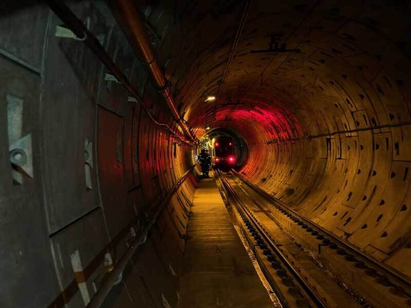 Training with Sound Transit Light Rail crews in the tunnels