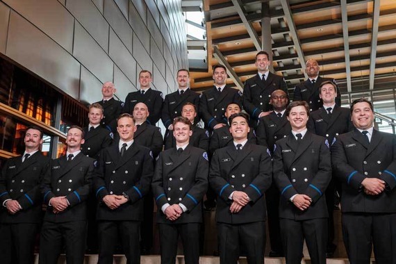 Recruit Class 119 group photo for graduation