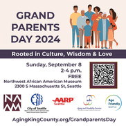 Image of event flyer for local Grandparents Day 2024 celebration