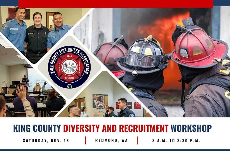 Graphic promoting the Nov. 16 King County Diversity and Recruitment Workshop