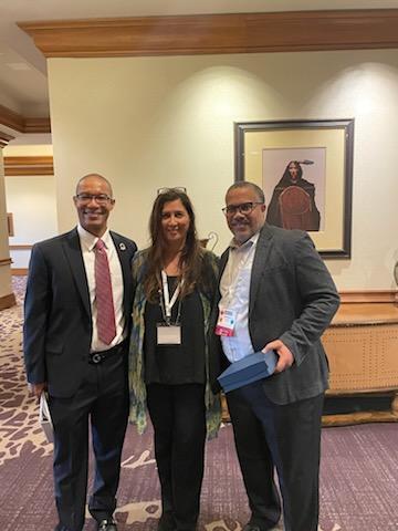 NOBLE President Rodney Bryant and Ret. Atlanta Police Chief, OPA Deputy Director, Bonnie Glenn, and NACOLE President, Anthony Finnell.