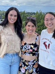 Three commissioners representing the Seattle Women's Commission.