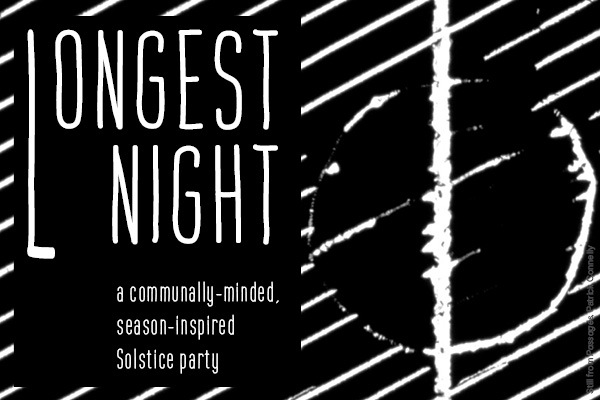 Black and white animation frame of diagonal white lines and a circle that's bisected by a rough, vertical line.