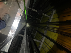 Elevator rescue in blind shaft
