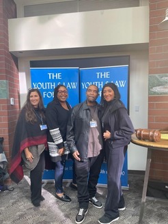 OPA's Bonnie Glenn, and Geneva Taylor with Anthony L. Ray aka Sir Mix-a-Lot, and SPD Detective, Denise ‘Cookie’ Bouldin