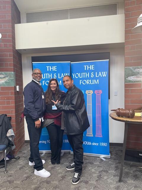 Attorney Craig Sims, OPA Interim Director, Bonnie Glenn, and Anthony L. Ray, aka Sir Mix-a-Lot.