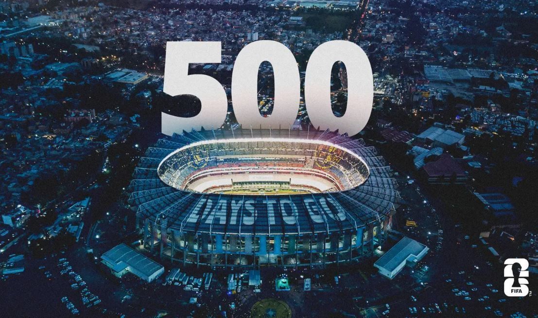 500 days to FIFA kickoff