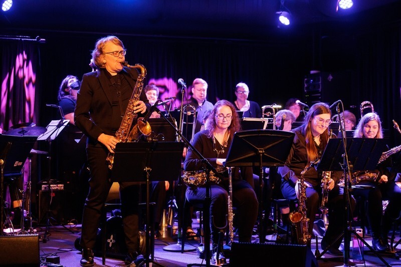 Seattle Women's Jazz Orchestra performing