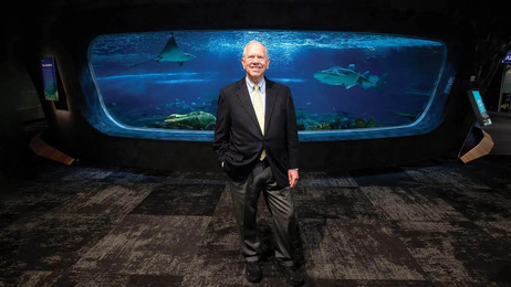 CEO Bob Davidson standing in the Ocean Pavilion