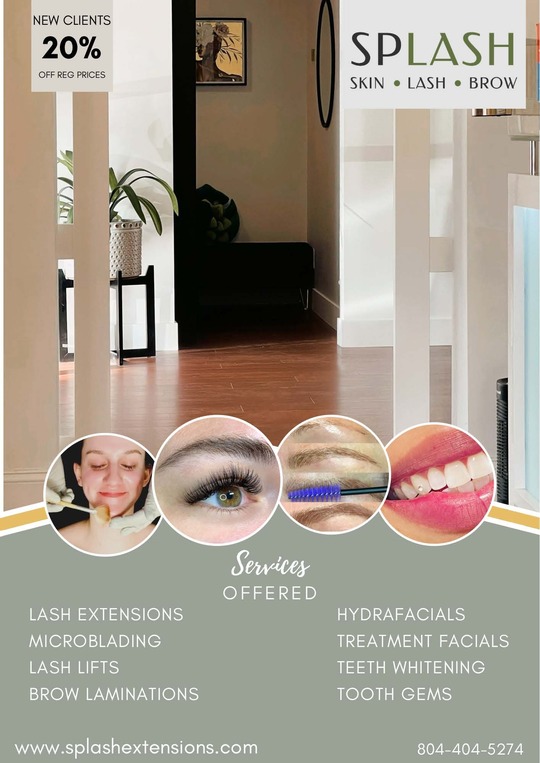 Splash Skin Care poster. 