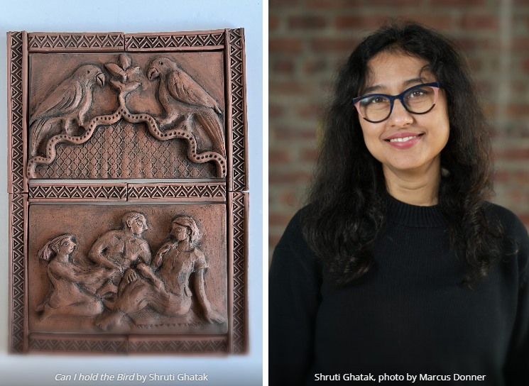 King Street Station’s newest art exhibit “Myths to Mundane” features the work of Seattle artist Shruti Ghatak.