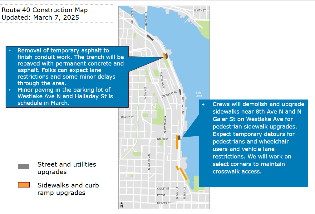 Westlake construction map