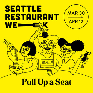 Seattle Restaurant week promotion graphic