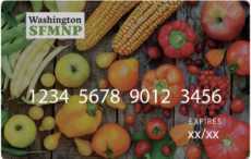 Example of a Senior Farmers Market Nutrition Program benefit card