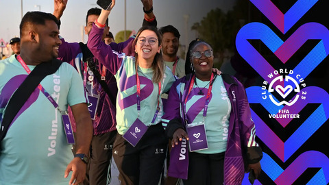 People volunteering for FIFA club world cup