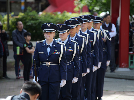 Memorial Day celebration at Hing Hay Park