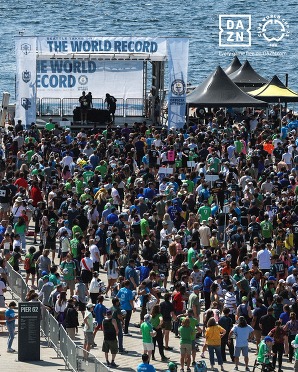 Seattle broke the Guinness World Record for the largest soccer lesson 