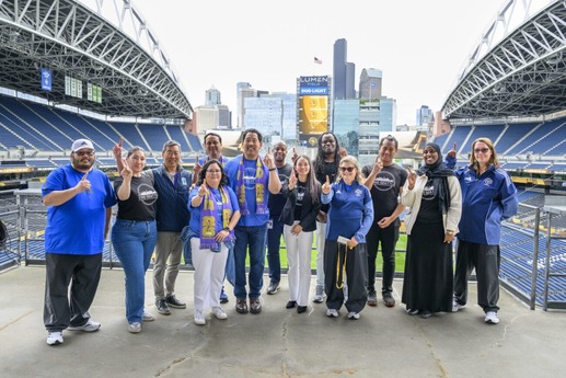 Mayor Harrell, joined by SeattleFWC26 and community leaders, announces 4th Annual One Seattle Day of Service.