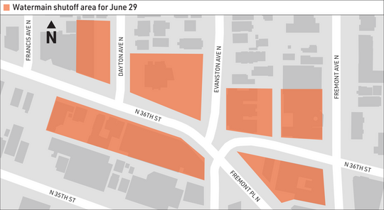 Fremont June 20 water shut off