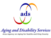 Logo for Aging and Disability Services, Area Agency on Aging for Seattle and King County