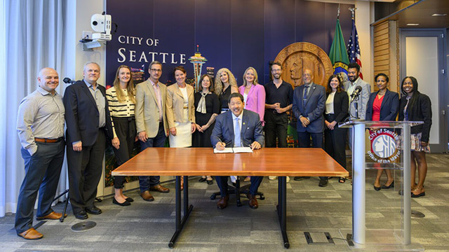 Mayor Harrell signs legislation to streamline Sound Transit permitting process