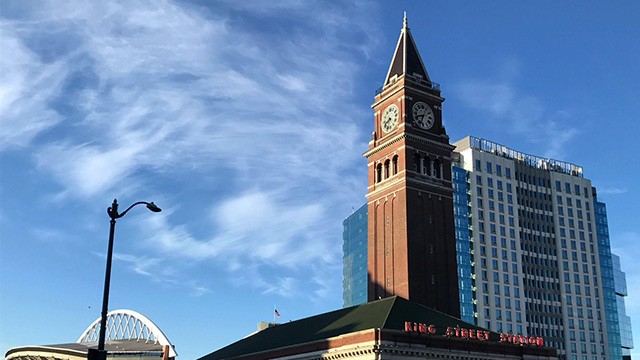King Street train station on a sunny day