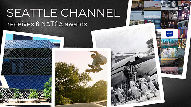 Three images of Seattle Channel productions