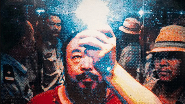 Ai Weiwei LEGO portrait