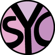 SYC letters on a purple background