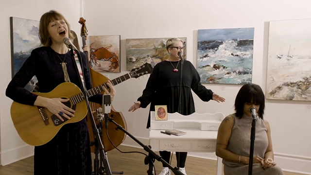 Tekla Waterfield sings "Keep It Upbeat"