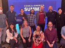 The CiviForm team at the Code for America Summit