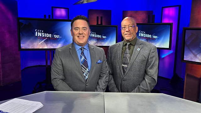 Brian Callanan with Councilmember Solomon