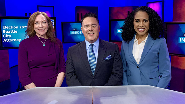 Ann Davis, Erika Evans and Brian Callanan